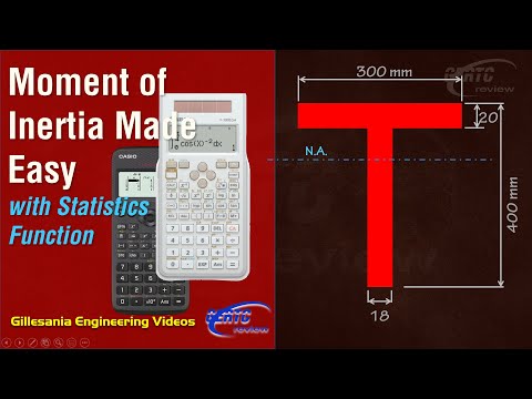 Moment of Inertia Made Easy with Statistic Function