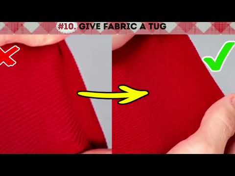 15 WAYS TO RECOGNIZE AND AVOID LOW QUALITY CLOTHES.