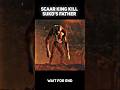 Scar King Kill Suko S Father Godzilla X Kong New Empire Shorts Viral Shortsfeed Kong Scaar