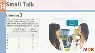 Tactics for Listening Third Edition Basic Unit 14 Small Talk