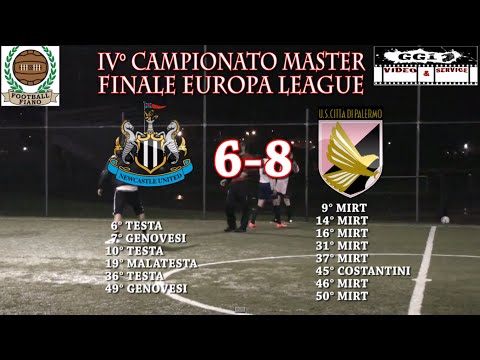 4° Campionato Master C5 2014-15 Finale Europa League: Newcastle-Palermo