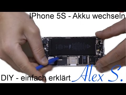 iPhone 5S battery replacement, exchange, and repair in 10 minutes in German