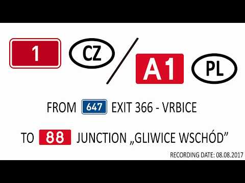 Dálnice D1, Autostrada A1 - Bohumin Vrbice - Gliwice Wschód