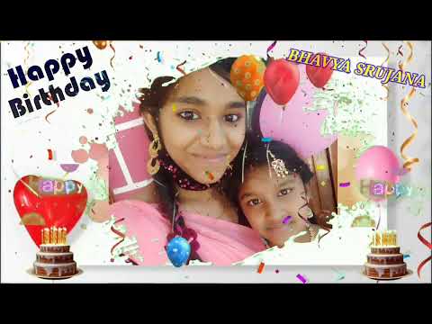 //cj news//HAPPY BIRTHDAY TO YOU BHAVYA SRUJANA🎂🎂💐💐many more happy returns of tha day....