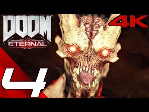 DOOM ETERNAL - Gameplay Walkthrough Part 4 - Super Gore Nest (4K 60FPS ULTRA) Full Game