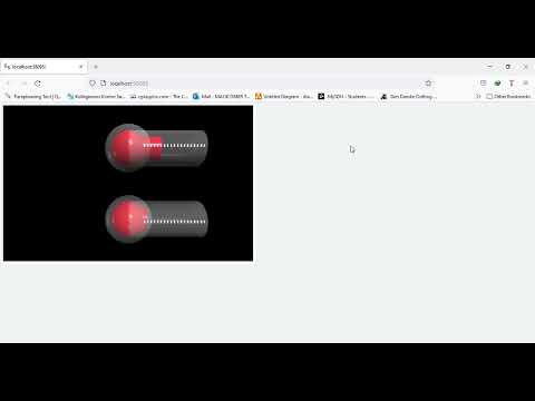 Double Thermometer Animation Using Vpython