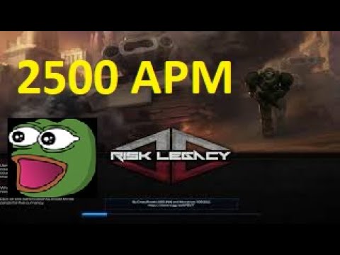 Starcraft 2 Risk Legacy (1) - 2500 APM Pub Replay Analysis