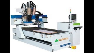 Máy router cnc Woodmaster - thay dao tự động