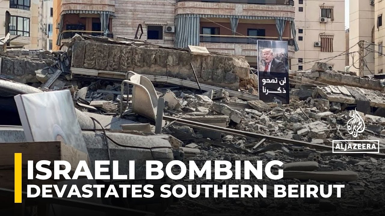 Israeli bombing leaves widespread destruction in southern Beirut