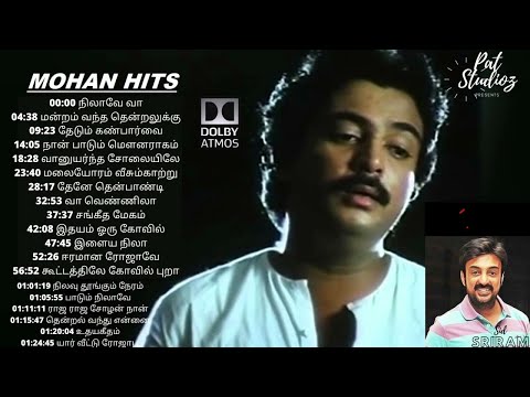 #6 Mohan Hit Songs | Mohan Songs | SPB | Illayaraja Songs Tamil Melody songs @Mohan (மோகனன் இசை)