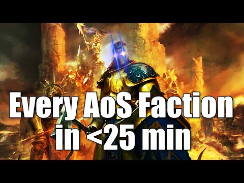 Every Age of Sigmar Faction in under 25 minutes