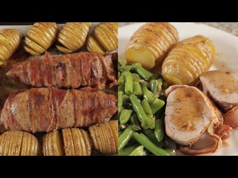 The Best BACON Wrapped Pork Tenderloin at Home!