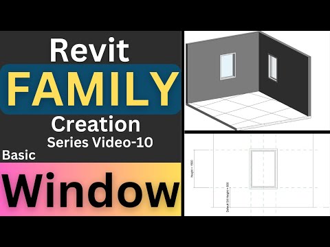 Revit Tutorials :  Creating Window Family from Scratch - Step-by-Step Guide