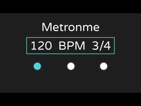 120 Bpm Metronome (with Accent ) | 3/4 Time |