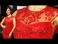 Tantalizing Elli Avram In Red Gown At Lakme Fashion Week