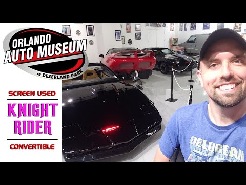 The Screen Used Knight Rider KITT Convertible, A-Team Van, Street Hawk Bike & More at Dezerland!