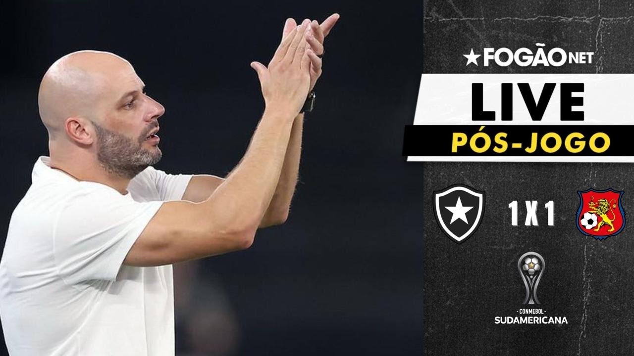 LIVE | Pós-jogo e repercussão do empate do Botafogo com o Caracas pela Copa Sul-Americana