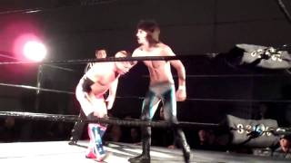 "Dangerous J" Jaysin Strife v "Pretty" Peter Avalon- Mach One Pro Wrestling (April 23 2010)