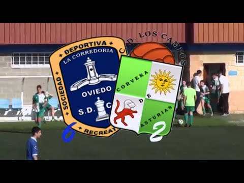 SD La Corredoria 6-2 CD Los Campos resumen 2ª Cadete