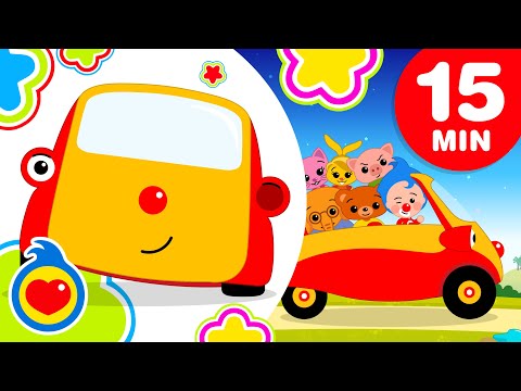 Tuni 🚓✈️⛵ Y Más Canciones Infantiles sobre el Transporte (15 Min) 🚓✈️⛵ Plim Plim