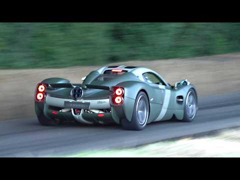 $3.5 Million Pagani Utopia - 6.0 V12 with MANUAL GEARBOX! PURE SOUNDS @ Goodwood FOS!