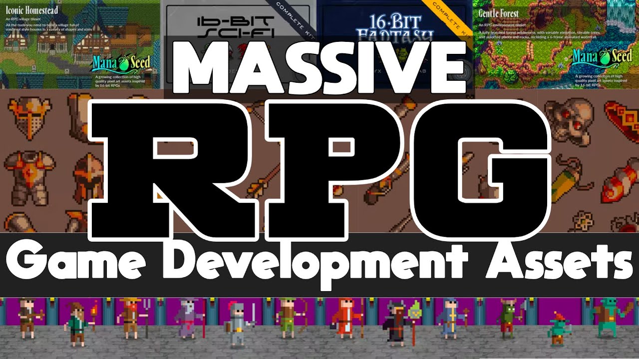 Massive RPG Game Development Asset Bundle