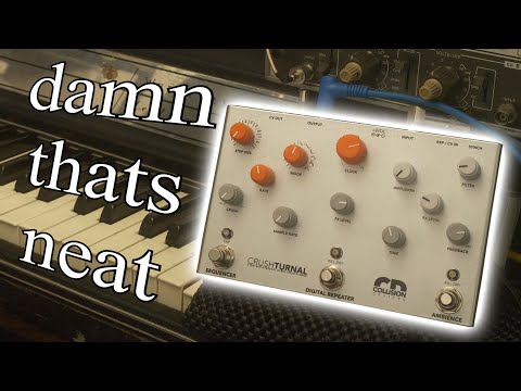 Collision Devices Crushturnal Digital Delay/Sample Reducer/Reverb/Clock Sequencer Effects Pedal image 5
