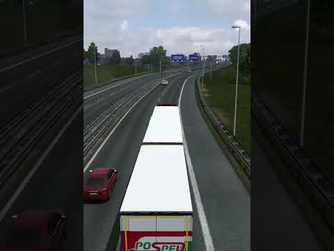 EP9 | High-speed underpass run 😱 truck moved like a snake #Shorts