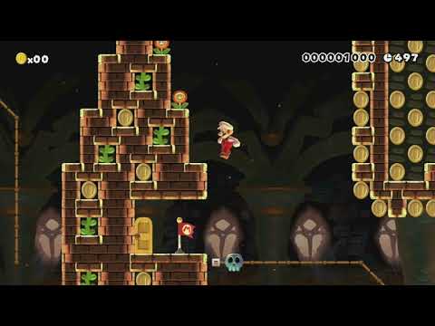 500 Star Roller Coaster Ride! by ψ Atlas ψ - Super Mario Maker - No Commentary 1bp