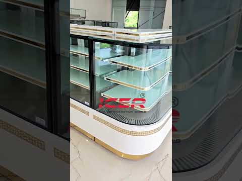 Air cooled l shape sweet display counter
