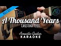 A Thousand Years by Christina Perri | Male Key | Acoustic Guitar Karaoke | Singalong | Lyrics