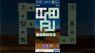 Zen Math Crossword Relax level 49