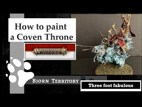 How to paint the Coven Throne for Soulblight Gravelords