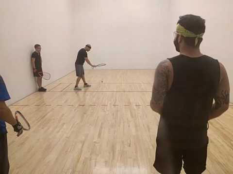 Racquetball Doubles @ LA Fitness Miami Gardens Dr. 10/24/16 Part 3/3