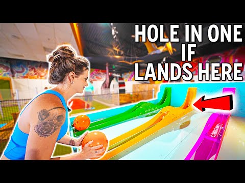 Insane FIRST OF IT'S KIND Mini Golf Course! - Craziest Game Ever!