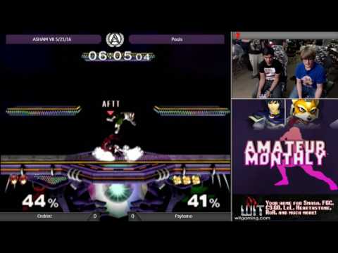 Ordrint (Marth) vs Psytomo (Fox) - ASHAM VII Melee Pools