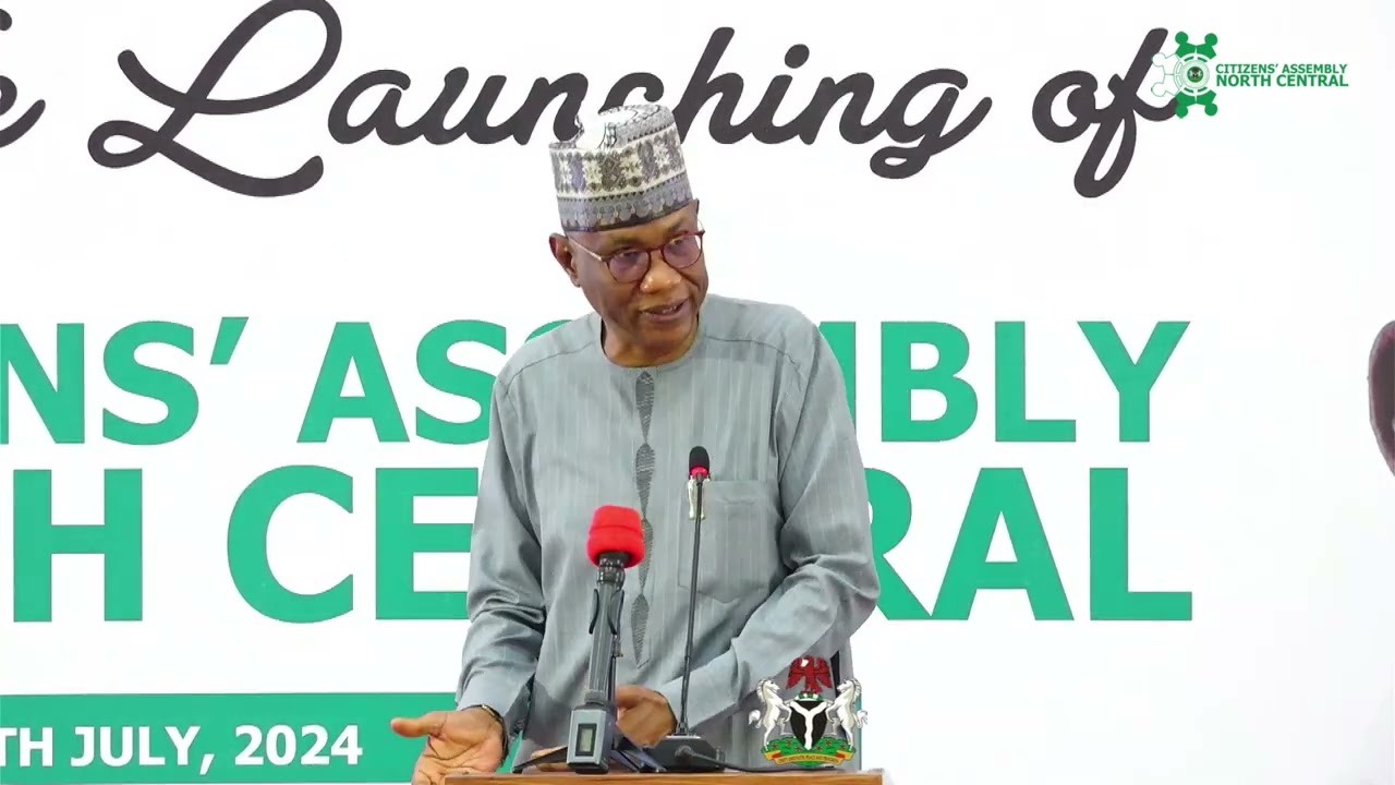 GOODWILL MESSAGE BY DR. MOHAMMED BULAMA DURING THE OFFICIAL LAUNCHING OF CITIZENS' ASSEMBLY