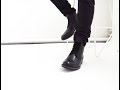 Shuperb Jack Jones RUSSEL Mens Leather Ankle Boots Anthracite