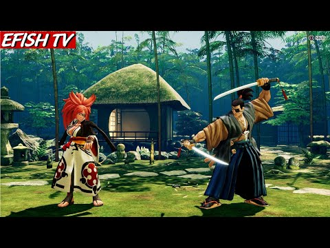 Baiken vs Yagyu Jubei (Hardest AI) - Samurai Shodown