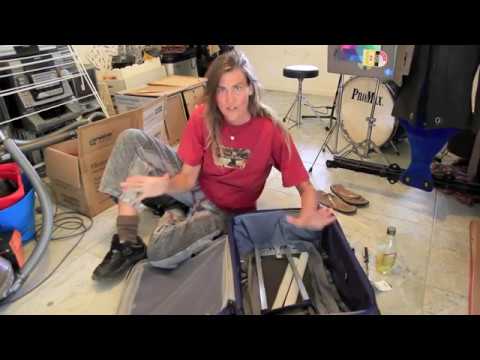 DIY stuck telescopic luggage handle fix