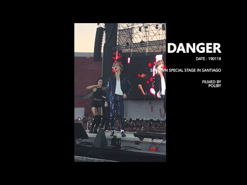 190118 SMTOWN SPECIAL STAGE IN SANTIAGO - TAEMIN (태민) FANCAM - DANGER (괴도) - BY POLIBY