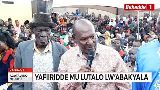 Agataliikonfuufu:  Omuyimb Olishia  M aziikiiddwa  Yafiiridde mu lutalo lw'abakyala  Kitalo ddala