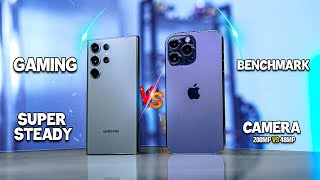Galaxy S23 Ultra vs iPhone 14 Pro Max: Gaming, Camera, Benchmarks &amp; More!