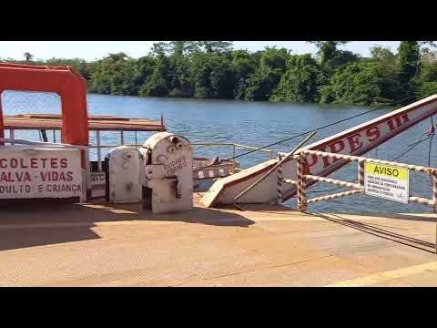TRAVESSIA DE BOLSA DO RIO TOCANTINS ENTRE  BARRO DO OURO / CAROLINA.  POR ESTRADA DE TERRAS. 
