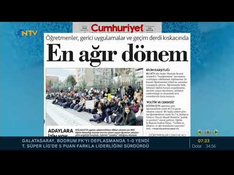 24 Kasım Öğretmenler Günü Anketimiz NTV`Haberleştirildi.-25/11/2024 | EĞİTİM İŞ