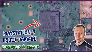 PlayStation 4 Completely Dead With No Power - PS4 Liquid Damage Diagnosis And Repair