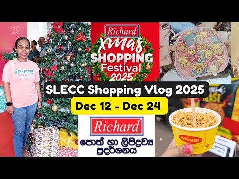 SLECC Santastic Shopping Festival 2025 | Richard & Stationery Fair | Sinhala Youtuber | Sri Lanka