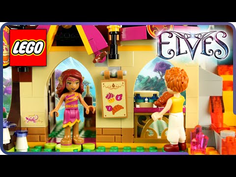 ♥ LEGO Elves Azari and the Magical Bakery Build Stop Animation Movie