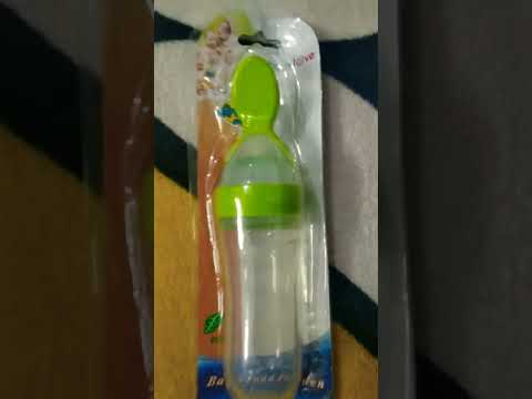 #meesho meesho squeeze feeding bottle with 🥄spoon #feedingbottle    #short