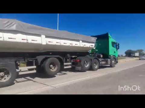 CAMIONES EN RN19 , SAN FRANCISCO , CORDOBA , ARGENTINA , VIDEO 214